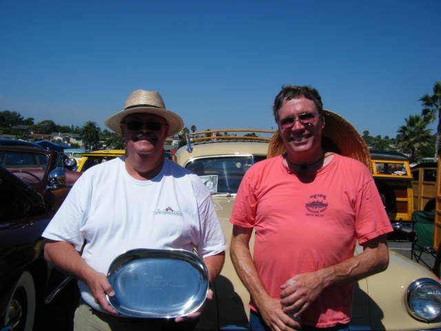 Mike Grass and Steve Warren with their trophy